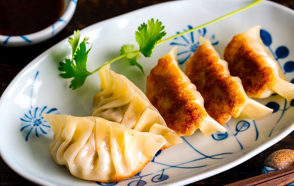 Pan-fried gyoza