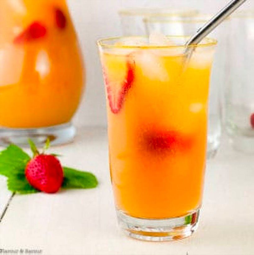 Strawberry Hawaii lemonade